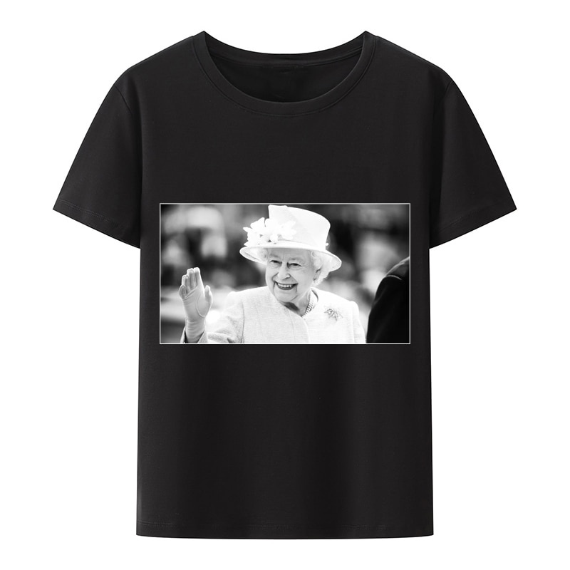 Queen of the United Kingdom t shirt modal o-neck  Elizabeth II (Elizabeth Alexandra Mary; 21 April 1