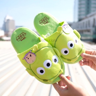 รองเท้าใส่ในบ้าน พื้นหนา Little Greenman ลิตเติ้ลกรีนแมน Tsum Tsum ซูมซูม ซูม ซูม กรีนแมน Toy Story ทอยสตอรี่