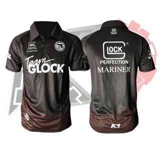 เสื้อยิงปืน K9-08 : GLOCK BLACK