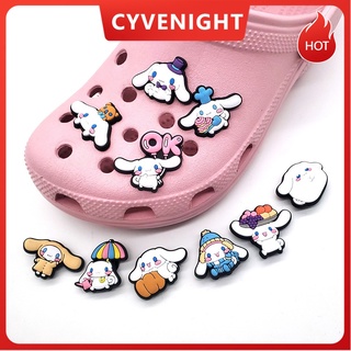 จี้การ์ตูน Sanrio Series น่ารัก 10 แบบ สําหรับตกแต่งรองเท้า Crocs