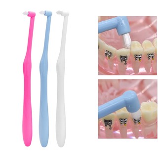 Dental Orthodontic Toothbrush Soft Interdental Brush （Color random）