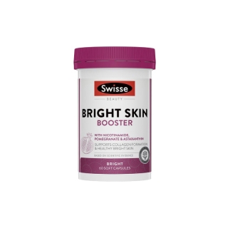 Swisse Beauty Bright Skin Booster 60 Soft Capsules (EXP:03 2025) ซอฟแคปซูลเจล ออกใหม่จากออสเตรเลีย ผิวสวยกระจ่างใส ผิวขาวใส 60 แคปซูลผิวที่ขาวสว่างมคอลลาเ