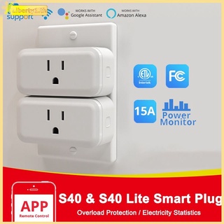 [สต็อก] sonoff WIFI สมาร์ทเสียบ15A iplug S40และ S40 Lite ซ็อกเก็ตไร้สายการควบคุมระยะไกลเสียง ewelink ตรวจสอบพลังงานสถิติเสรีภาพ.th