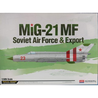 โมเดลเครื่องบินประกอบ Academy Model 1/48 AC12311 MIG-21 MF SOVIET AIR FORCE &amp; EXPORT