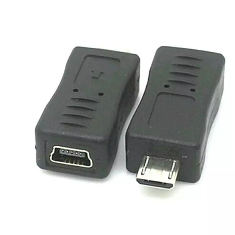 Micro Usb Male Type To Mini Usb Female Charger Adapter Connector Converter