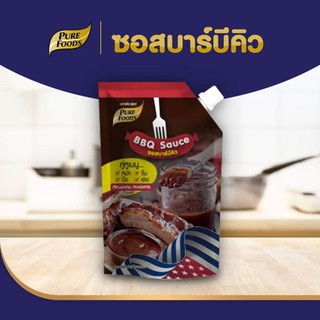 🔥ลดเพิ่ม5%.ใส่โค้ด A2AYYRRM🔥ซอสบาร์บีคิว สำหรับเมนูสเต็ก ราด หมัก จิ้ม ซอสบาร์บีคิว 920กรัม ตราเพียวฟู้ดส์