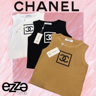 เสื้อคลอปเสื้อกล้าม CHANEL LOGO TANK TOP