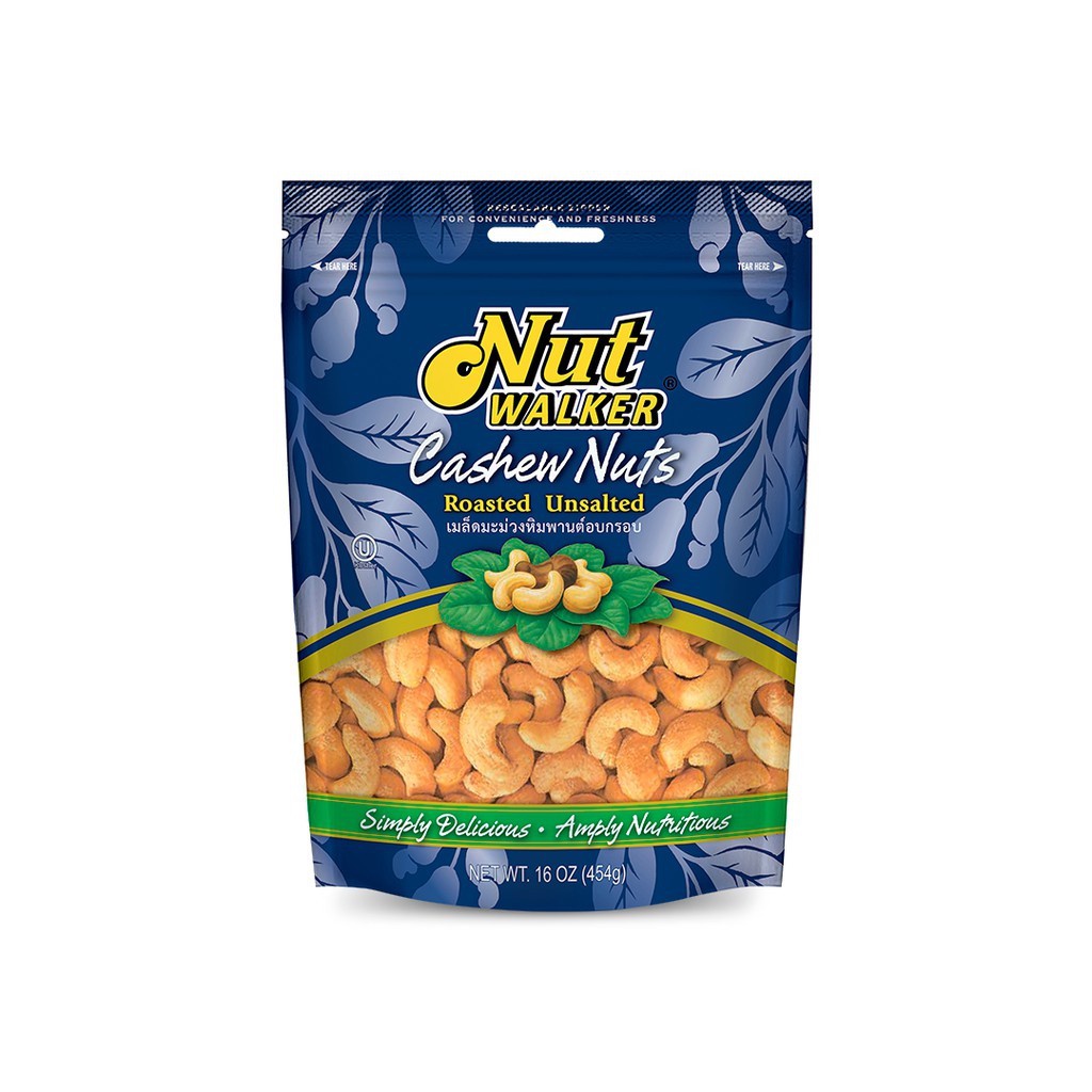 Roasted Unsalted Cashew Nuts Nut Walker 160 g
