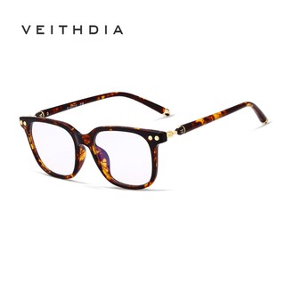 VEITHDIA unisex ป้องกันย้อนยุคคอมพิวเตอร์สีฟ้าแว่นตากรอบกระจกชาย / หญิง V8002