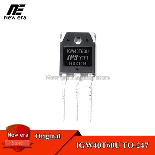 ทรานซิสเตอร์ IGBT IGW40T60U TO-3P IGW40T60F IGW40T60K 40T60 TO3P 40A/600V 2 ชิ้น