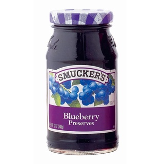 สมัคเกอร์ส แยมบลูเบอรี่ 340 กรัม SMUCKERS Blueberry Preserves 340 g