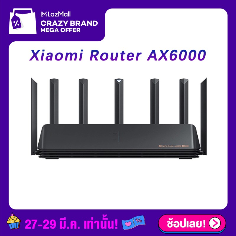 Original 2021 Xiaomi Router AX6000 Xiaomi AX6000 AIoT Router 6000Mbs WiFi6 VPN 512MB CPU Mesh Repeat