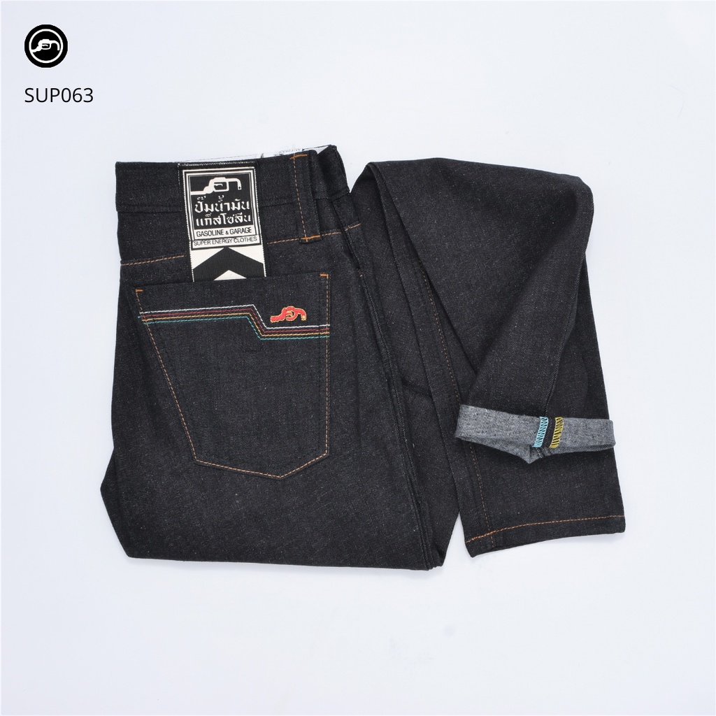 SUP049 SUP063 (W) กางเกงยีนส์ยืดผู้หญิง สียีนส์เข้ม เอวกลาง GALAXY (Gasoline & Garage) ปั๊มน้ำมันแก๊สโซลีน (SUP) - รูปที่ 4