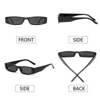 Maxg Retro Sun Glasses Trending Square Glasses กรอบเล็ก