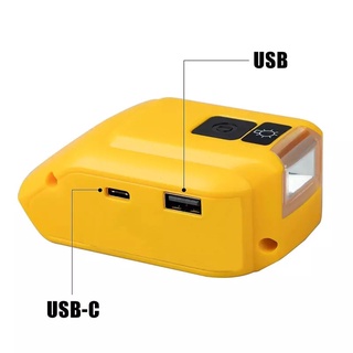 type c / usb  charger for dewalt battery