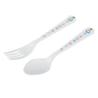 Tableware set MELAMINE CUTLERY SET ALICE BABY GIRL Tableware Kitchen equipment ชุดอุปกรณ์บนโต๊ะอาหาร ชุดช้อนส้อม SUPERWA