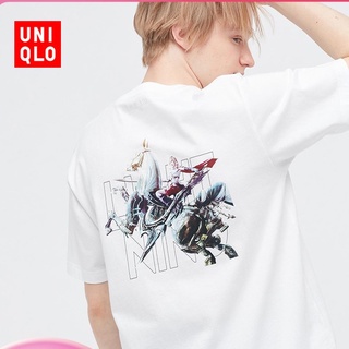 แนวโน้ม Uniqlo UT เสื้อยืดแขนสั้น พิมพ์ลาย FINAL FANTASY FINAL FANTASY-XIII สําหรับผู้ชาย449086