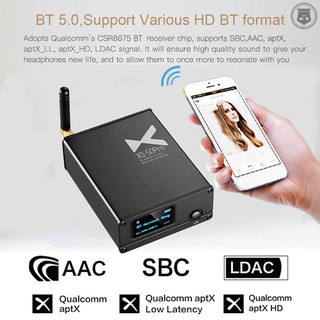 Cod Xduoo Xq - 50 Pro Buletooth 5 . 0 เครื่องรับสัญญาณเสียง Dac Type C Hd Cs8406 Es9018K2M