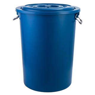 ถังน้ำพร้อมฝา 181.60 ลิตร สีฟ้า บาสเก็ต 320+A Copo ถังพลาสติก Water tank with lid 181.60 liters, blue, basketball 320+A