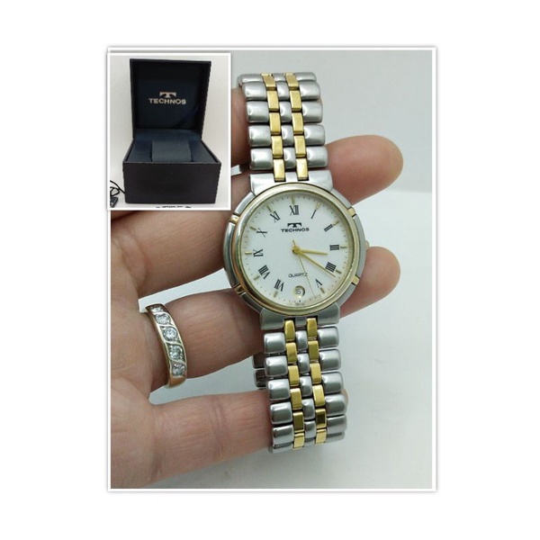 ผ่อน0%/spaylater🔥นาฬิกา18kแท้ Technos swiss