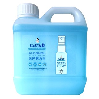 (แกลอน) Narak HAND SANITIZER 1000 ml.น่ารัก แอลกอฮอล์ แฮนด์ ซานิไทเซอร์ 1000มล.