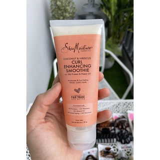 Exp.2026 Shea Moisture  Curl Enhancing Smoothie with Silk Protein &amp; Neem Oil, Coconut &amp; Hibiscus 91 g