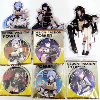 [พร้อมส่ง] สแตนด์อะคริลิค เข็มกลัด การ์ดพลาสติก Genshin Impact Acrylic Stand Badge Ver. Fashion Theme พร้อมของเสริม