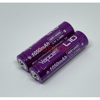 ถ่านชาร์จ Vapcell L10 14500 1050mAh 3.7V ของแท้ 2ก้อน