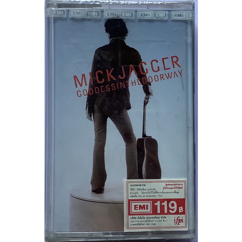 Cassette Tape เทปคาสเซ็ตเพลง Mick Jagger Goddess In The Doorway ลิขสิทธิ์ ซีล Rolling Stones
