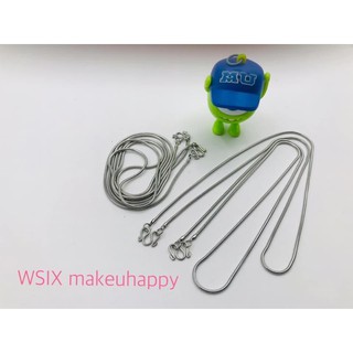 สร้อยคอสแตนเลสแท้ ลายกระดูกงู1.5mm