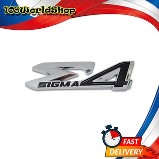 โลโก้ Logo "E4" สี Chrome Black Fortuner Toyota 4 ประตู ปี2015 - 2018