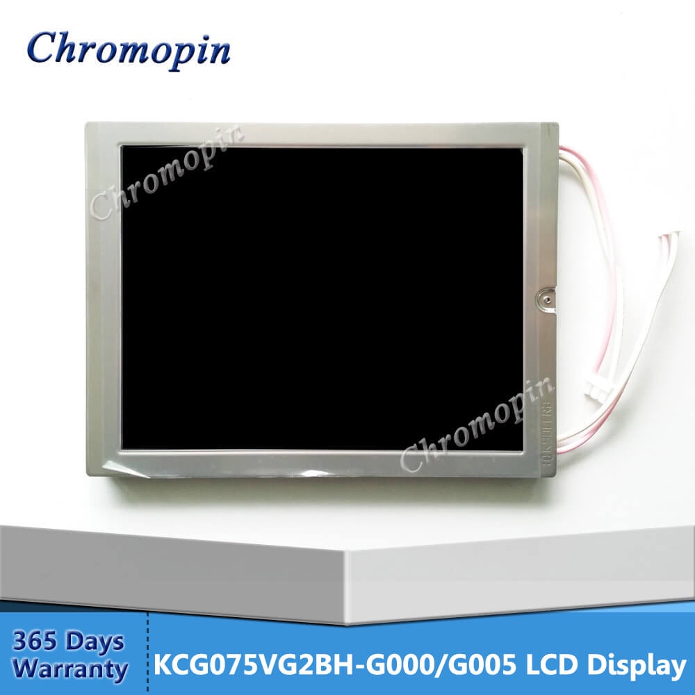 HB ใหม่ KCG075VG2BH-G000 แผงโซลาร์เซลล์ LCD ขนาด 7.5 นิ้วของแท้