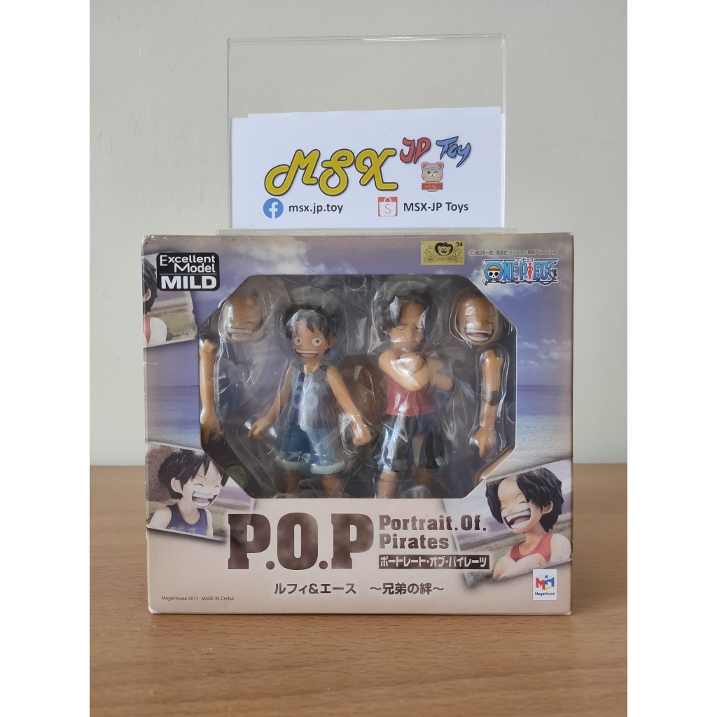 One Piece Figure POP CB-EX Luffy &amp; Ace (ลูฟี่ &amp; เอส)
