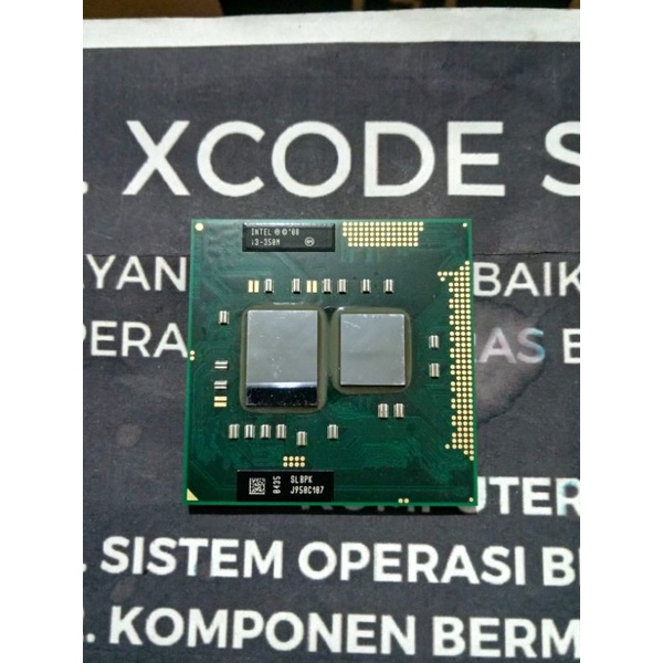 โปรเซสเซอร์แล็ปท็อป intel i3 M350 Gen 2 ทดสอบปกติ