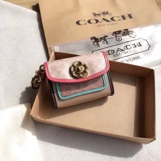 กระเป๋าพวงกุญแจ Coach Charm and key Holder Size10cm