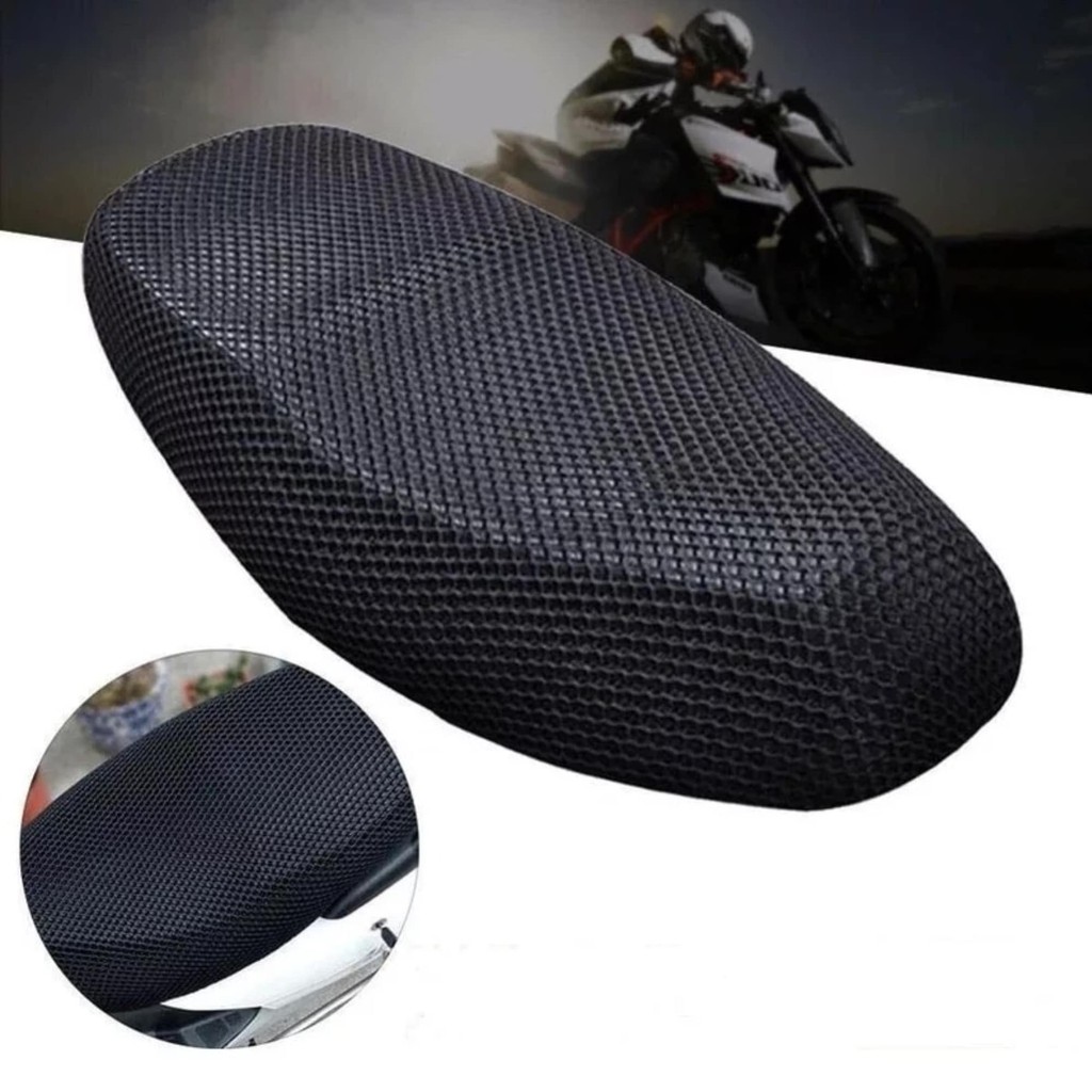 Yobearตาข่ายหุ้มเบาะมอเตอร์ไซค์ ผ้าคลุมเบาะรถจักรยานยนต์ Motorcycle Seat Cover