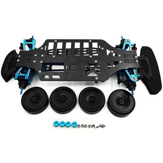 RC Car Alloy &amp; Carbon Shaft Drive 1/10 RC 4WD Touring Car Frame Kit for TT01 TT01E