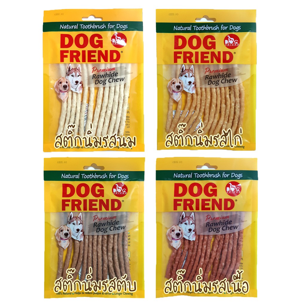 Dog Friend أعواد حلوى طرية للكلاب نكهات مشكلة 60 غ × 4 — صورة 2