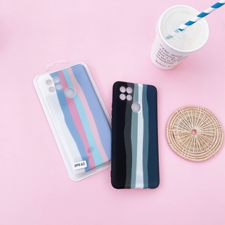 วีโว่ Y91c เคสกำมะหยี่สายรุ้ง รุ่น vivo Y11 y17 y12 y15 y12s y20 y31 v15 Samsung A02 A12