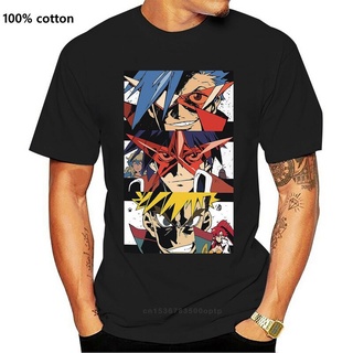 ขายดี!พร้อมส่ง เสื้อยืดลําลอง แขนสั้น พิมพ์ลายอนิเมะ Tengen Toppa Gurren Lagann Kamina Simon หลากสีสัน คุณภาพสูง สําหรับ