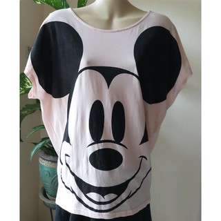 🎀 Disney #เสื้อยืดแขนกุดหญิง #ลายมิ๊กกี้เมาท์