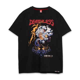 เสื้อยืด ลาย Deathless | เกียร์ห้า | ชุดอนิเมะวันพีช