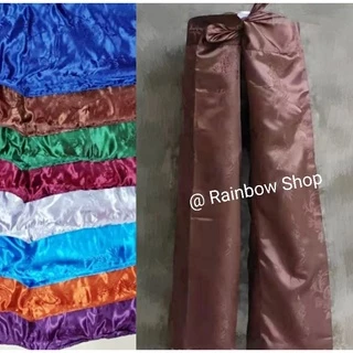 กางเกงขายาว ผ้าแพรอย่างดี แบบเอวปล่อยใช้พันเอว L, XL,XXL สวมใส่ได้ทั้งทุกเพศ