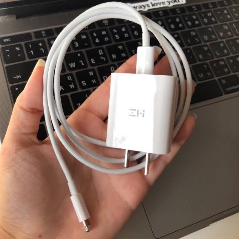 หัวชาร์จ ZMI Type-C PD 20W,สายชาร์จ ZMI USB-C to USB-C 1เมตร