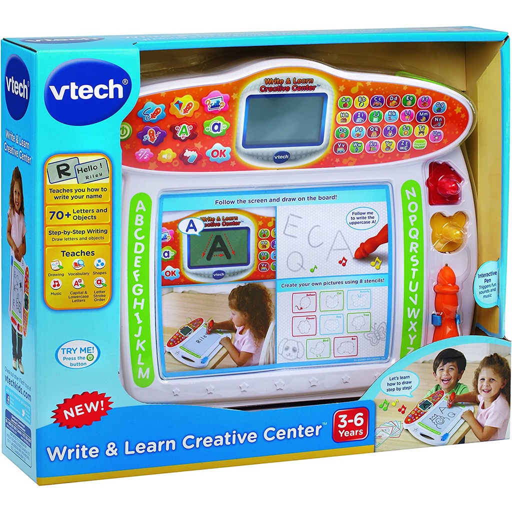 VTech Write and Learn Creative Center , White  เสริมารเรียนรู้กระดานวาดภาพแม่เหล็ก