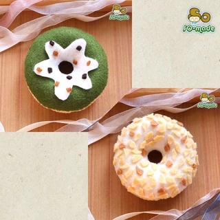 เซตชุดคิท DIY ทำตุ๊กตาโดนัท รวม 10 หน้า (Kit Set) ตุ๊กตาผ้าสักหลาด