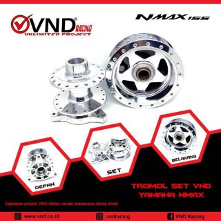 ดุมตรงรุ่น Nmax 155 2016-2019 นำเข้าจากอินโด Vnd Racing