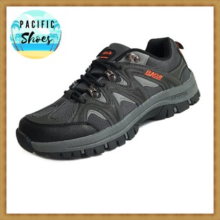 BAOJI รองเท้าเดินป่า รองเท้า outdoor รุ่น BJM606 สีเทา by Pacific Shoes