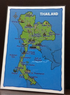 แหล่งขายและราคาโปสการ์ด แผนที่ ประเทศไทย และภูเก็ต map postcardอาจถูกใจคุณ