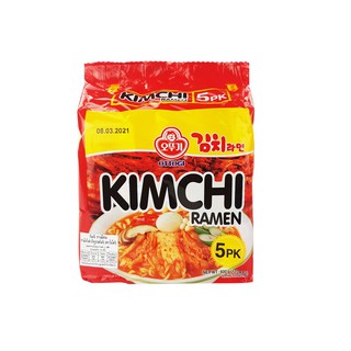 โอโตกิ กิมจิราเม็ง แพ็ค 5 / Ottogi Kimchi Ramyon 120 g. Pack 5